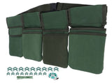 Gardening Tools Set Green Waist Bag Plant Support Clips Adjustable Cable Ties Kit V1294-YM0721-3111210041311