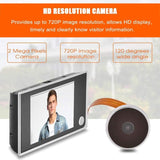 Smart Indoor/Outdoor Peephole Camera Smartbell Security Camera 120 Degree Wide View Digital V1188-MS-227-1017