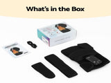 Livemor Knee Massager with Heat , Cordless Heated Knee Massage for Pain Relief with 3 KNEE-MASSAGE-02-BKX2