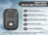 RF433 Wireless Intercom Ring Doorbell Chime with 1 Inside Sensor 984ft Range No Internet Required V1294-YM0901-H48995B