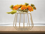 Nordic Flower Pot White Iron Stainless Steel Creative Home Decor V1369-AZ3-W-18244