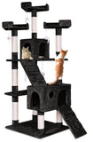 CARLA HOME 180cm Cat Tree Tower for Indoor Cats with Dual Condos, Plush Perches, Sisal Scratching V178-36383