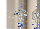 3pc Evil Eye Crystal Sun Capture Pendant Suitable for Home Window and Garden Hanging V1106-EMZS-001