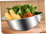 2-Piece Stainless Steel Rice Washing Strainer Set with Thickened Fine Mesh for Fruits Vegetables V1258-DP02-BOL-261