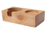 Wooden Coffee Protafilter Stand Holder Coffee Tamper Holder Stand Tamping Station Burlywood V1294-YM0717-3118220188412