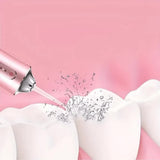 Wireless electric water toothbrush set, equipped with 4 nozzle heads - 360&deg rotatable nozzles, USB V1105-YAQJY-001
