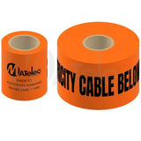 Matelec Underground Warning Tape 150mmx500m 1mm Thick Orange TAPE-WARN/500 V1202-V1-MTLTAPE-WARN-500