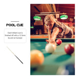 Two Part Assemble Hardwood Pool Cue Stick with 125Mm Tip for Quality Performance and Convenient V1369-AZ3-W-16483