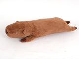 USB-Powered Capybara Plush Heating Pillow Cute Cartoon Animal Design for Warmth and Comfort, V1341-ZY-5VVR8TE3
