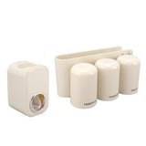 Toothbrush Holder Bathroom Hanging Vanity Tooth Brush Organizer Punch Free Sorting Storage Rack 3 V1294-YM0901-3112230055312