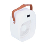 Adjustable Electric Fan Portable Spray Humidification Electric Fan for Home Outdoor DormitoryWhite V1294-YM0721-3113210056411