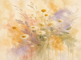 Wildflower Veil Floating Frame Canvas Wall Art - Portrait - 60W x 120H cm - White V767-PP-WV-60120-FW