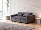 Fashionable Modern and Multi-functional Foldable Velvet Sofa Bed - Green V1316-W2353P252434