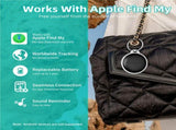 BT Tracker Item Finder Work with Find My, 4 Pack Battery Operated Item Locator with Sound Reminder V1294-YM0901-H48645B