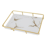 Bathroom Vanity Tray Modern Stylish Anti Slip Kitchen Sink Countertop Storage Organizer L White V1294-YM0710-3112230084113