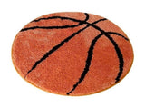 Basketball Rug, Soft and Comfy Sports Themed Round Area Rugs Bedroom Living Room Carpet Kitchen Mat V1369-AZ3-W-17837