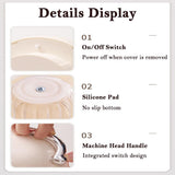 Electric Garlic Chopper, Mini Portable Veggie Chopper, 350ML Garlic Grinder Masher Onion Grinder, V1192-AZ-W-2585
