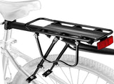 Rear Bike Rack,Bike Cargo Rack w/Fender & Large Size Reflective,Quick Release Mountain Road Bicycle V1258-DP02-C-1421