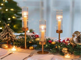Candle Holders Brass Candlestick Holders Set of 3 Tall Taper Candle Holders for Candlesticks Candle V1370-AZ4-16630