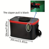 Portable multi-function EVA fishing bag large capacity, foldable, non-inflatable design, suitable V1102-HEYJ-002