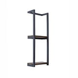 Stylish Bathroom Towel Storage Rack with Wooden Shelves V63-916231