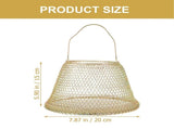 Golden Iron Foldable Portable Basket Small Size for Kitchen Storage 1 Set V1192-AZ-W-27243
