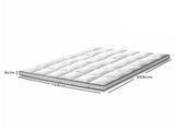 DreamZ Bedding Luxury Pillowtop Mattress Queen MT1001-Q_NZ