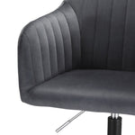 Artiss Office Chair Velvet Seat Dark Grey OCHAIR-H-DL22-GY