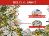 Christabelle Majestic Snow Prelit Christmas Garland - 274cm 112_OPMS274