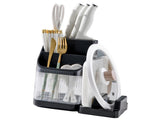Multifunctional Kitchen Storage Rack Kitchen Countertop Cutting Board Pot Cover Chopsticks Forks V1294-YM0706-3118230217013
