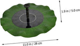 Floating Solar Fountain Water Spray Garden Pond Decor V1263-JX-5572