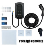 7kW 1 Phases EV Charging Station Touch Wallbox with App Control Vehicle Charger V201-EVC0002BL8AU