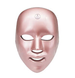 Red Light Mask for Face, 7 Color Red Light Facial Masks, At-Home Facial Care Device, Portable, V1107-110-08357-ROS-230MM