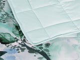 Bianca Woodbury White Botanical Printed Bedspread Set Super King V442-BCA-BEDSPREAD-WOODBURY-WHITE-SK