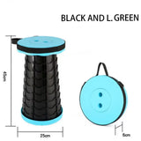 Portable Collapsible Telescopic Stool - Foldable, Lightweight, Adjustable, and Compact Camping Chair V888-ELOSUNG10705