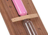 Rotating Hourglass Wall Mounted 15 Minute Wooden Sauna Sand Timer Clear Scales Explosion Proof for V1294-YM0901-3111250206012