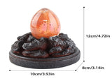 Saurs Dragon Eggs Glowing Resin Lava Saurs Egg Home Ornaments Collections V1294-YM0717-220823MQ02-7