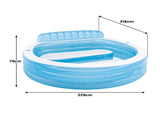 Intex Swim Centre Round Inflatable Family Lounge Pool 57190NP