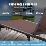 Chaise Lounge Chair Outdoor Patio Lounge Chair with Adjustable 5-Position V952-JSTYGDTYZSKZQSE59V0