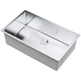 Kitchen Sink, 304 Stainless Steel Drop-In Sinks, Undermount Single Bowl Basin with Accessories V952-QRSSCTXPDCY32WYR7V0