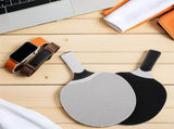 2-Pack Double-Sided Rubber Table Tennis Paddles for Enhanced Speed and V1369-AZ3-W-19336