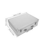 Jumbo Aluminum Toolbox Bag Case - Storage Organizer for Tools and Accessories V1366-AZ2-W-21146