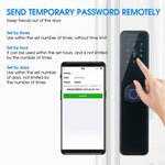 Tuya Home WIFI Smart Door Lock Biometric Fingerprint Smart Card Password Key USB V201-LOCK291BL8AU