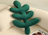 Turtle Back Bamboo Sofa Pillow Cushion Leaf Shaped Throw Pillow V1294-YM0716-220726DJ04-3