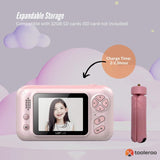 Kids HD Digital Camera Pink - Children's Selfie Photo Video 2.4 Inch Screen V238-SUPDZ-40836312465488