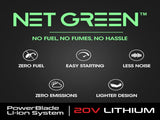 POWERBLADE HH4 20V Cordless Electric Hedge Trimmer Kit, with Lithium Battery and Fast Charger V219-HTMHCSPBHT2A