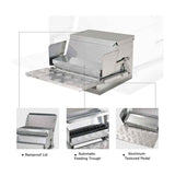 9kg Automatic Chook Chicken Feeder Poultry Auto Treadle Aluminium Metal Feeders V238-SUPDZ-32677339627600