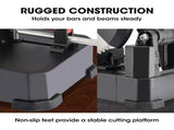 Baumr-AG 2400W 355mm 14" Metal Cut Off Cold Saw, Premium Low Spark Ceramic Alloy Tooth Blade, V219-SAWMCTBM3CSA