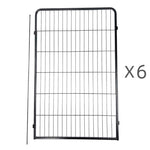 YES4PETS 6 Panel 120 cm Heavy Duty Pet Dog Cat Rabbit Playpen Fence V278-HPL120-6-A