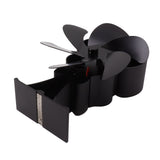 6 Blade Heat Powered Stove Fan for Wood Fireplace Chimney Fireplace Fan Increases Warm Air Silent V1294-YM0706-3114230098311